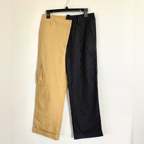 Chic Two-Tone Women's Trousers by Choosy - Picture 10 of 13